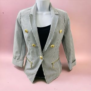 LIKE NEW Women’s Size S Dynamite Stripe Blazer